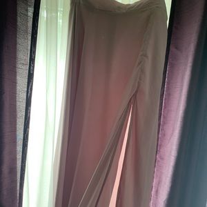 ❌SOLD❌Lavender Flowy Skirt with side split